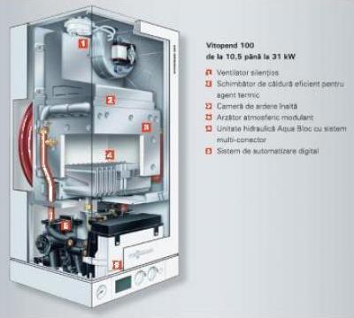 Centrala termica Vitopend 100 WH1D
