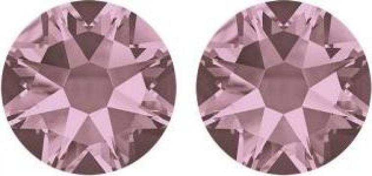 Cercei argint 925 si swarovski Crystal Antique Pink