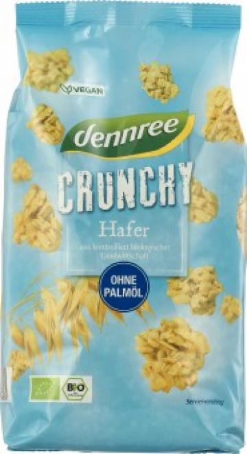 Cereale crunchy cu ovaz bio 750g, Dennree