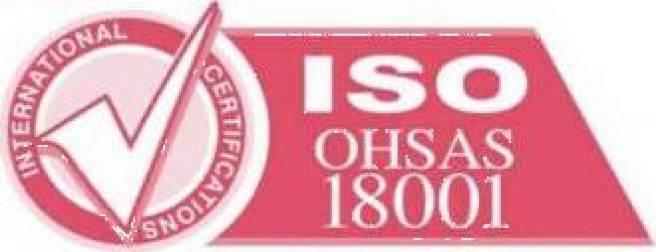 Certificat ISO OHSAS 18001