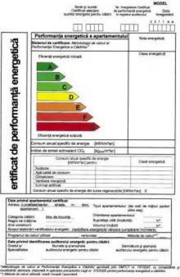 Certificat energetic case cladiri de locuit, apartamente