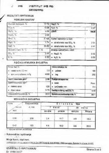 Ciment Multibat HV-10, ciment 42,5 n