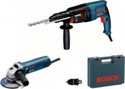 Ciocan rotopercutor Bosch GBH 2-26 DFR cu polizor GES 850