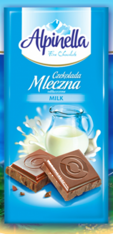 Ciocolata cu lapte Alpinella 90 g