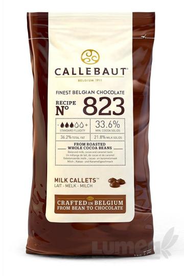 Ciocolata fina cu lapte, 1 kg - Barry Callebaut