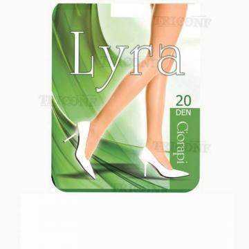 Ciorapi clasici din poliamida Lyra 20 den