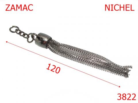Ciucure ornamental 120 mm nichel 15B3 1A8/7G7/1A7 3822