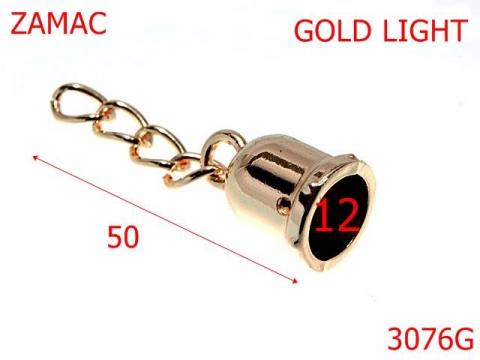 Clopotel 12 mm gold light 15A4 4E8 3076G