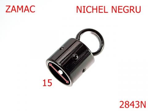 Clopotel 15 mm nichel negru 15A4 4L8 2843N