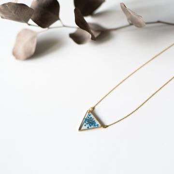 Colier Blue Flower