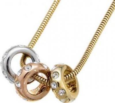 Colier Swarovski 3 Inele