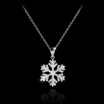 Colier din argint White Christmas Crystal Diamonds