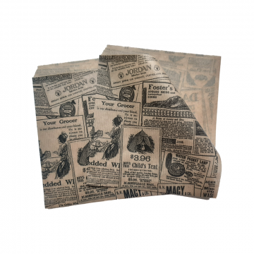 Coltar burger hartie kraft natur 15x17, 1200 bucati