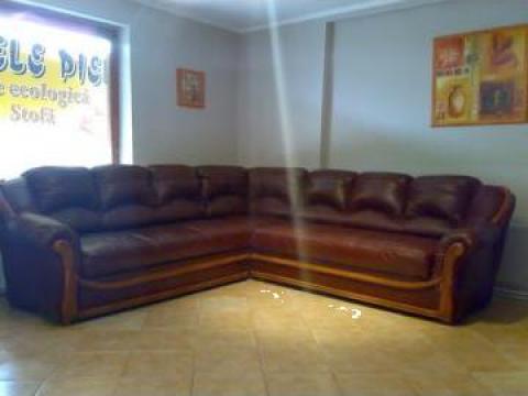 Coltar extensibil din piele ecologica Windsor