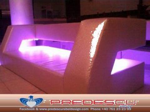 Coltare canapele club cu lumini led incorporate