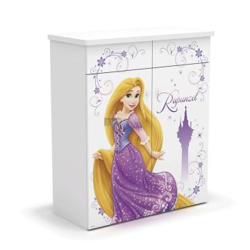 Comoda copii 2 usi 2 sertare Rapunzel