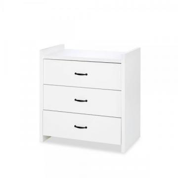 Comoda de infasat Amelia alb