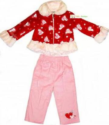 Compleu copii blanita cu inimioare Laura Ashley