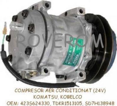 Compresor aer conditionat (24v) Komatsu, Kobelco