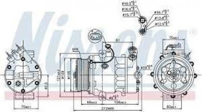 Compresor clima Opel Astra G