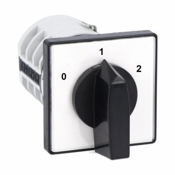 Comutator Dahlander 32A 11kW 3 poli 0-1-2 industrial cu came