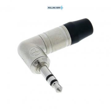 Conector Jack Tata 3.5 mm la 90 cu 3 poli Neutrik NTP3RC