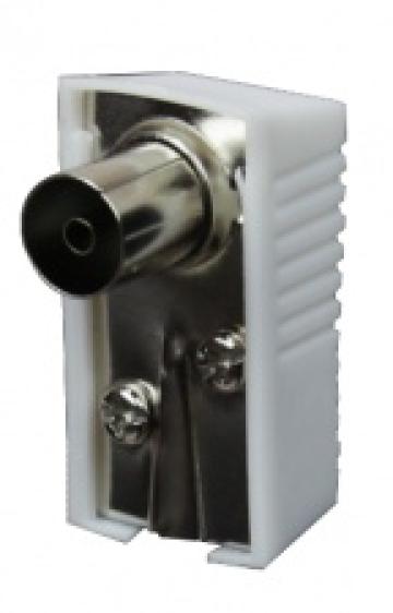 Conector cablu tv / mama - 5buc