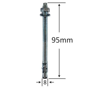 Conexpand ancora cu cep cilindric si clema M8x95mm