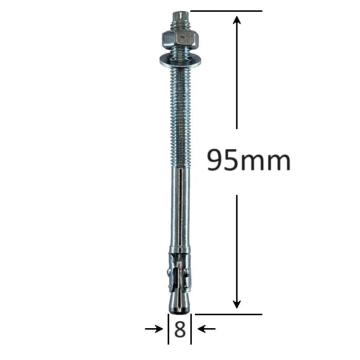 Conexpand ancora cu cep cilindric si clema M8x95mm