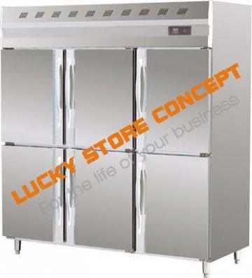 Congelator vertical inox 6 usi