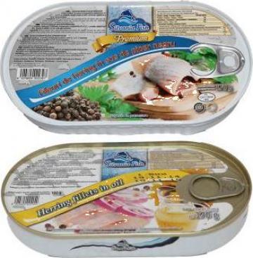 Conserva hering fileuri 170gr Silvania