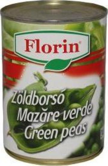 Conserva mazare verde cutie 425ml Florin