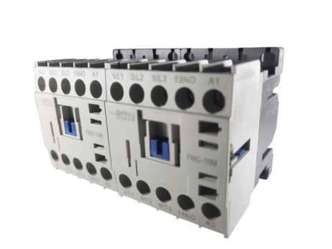 Contactor mini reversibil 16A alimentare bobina la 230V AC 3