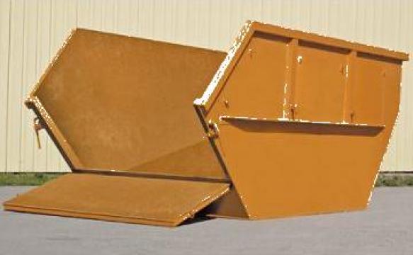 Container Skip Absetz cu perete rabatabil 7mc