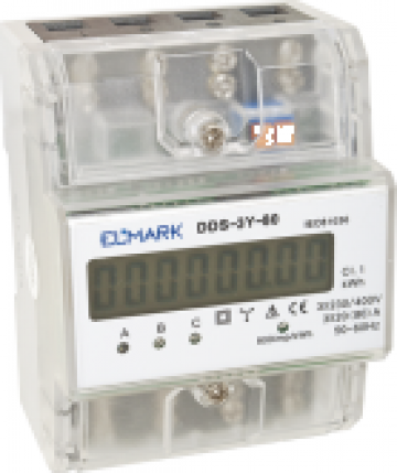 Contor pentru sina DIN - kWh Meter DD4F-S01-1Y-60