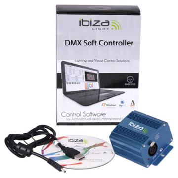 Controler DMX cu soft Ibiza Light LS512DMX