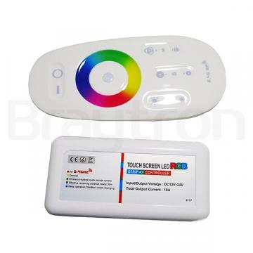 Controler Led 216W 18A 18A 12/24VDC RGB touch screen