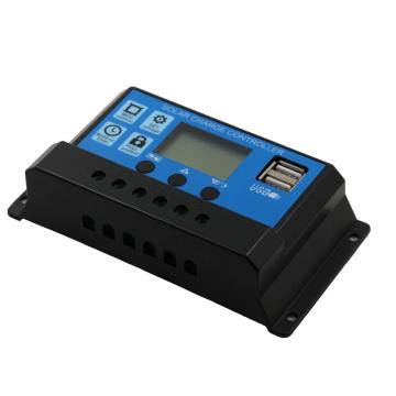 Controler pentru panou solar 10A cu 12V/24V, display LCD