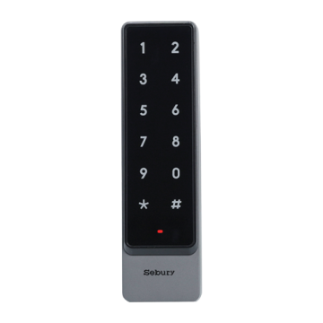 Controler stand-alone cu tastatura touch si cititor card EM