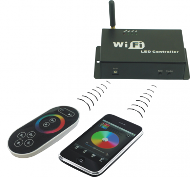 Controler wi-fi cu LED pentru android si IOS