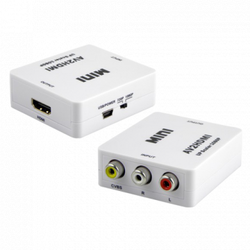 Convertor activ - HDMI la semnal AV CVBS HDMI-AV