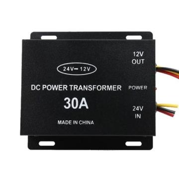 Convertor auto de tensiune pentru curent 24V-12V DC / 30A