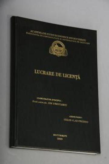 Coperta lucrare de diploma/ licenta/ disertatie