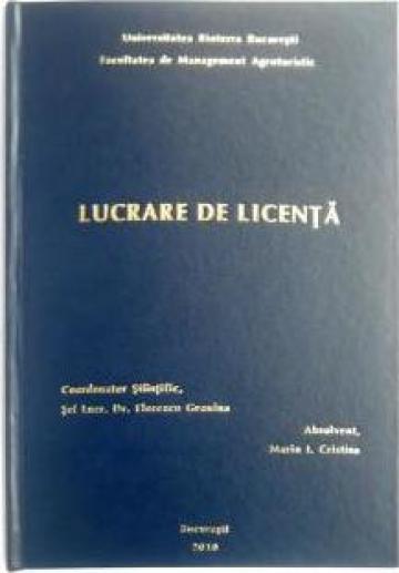 Coperti licenta - lucrari de diploma personalizate