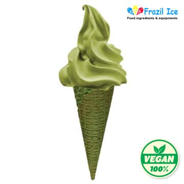Cornet de inghetata dulce colorat verde Celt