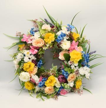 Coroana funerara flori artificiale FU01