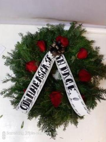 Coronita funerara 40cm 0029