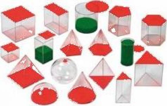 Corpuri geometrice pentru uz didactic Geo Solids - H=10 cm