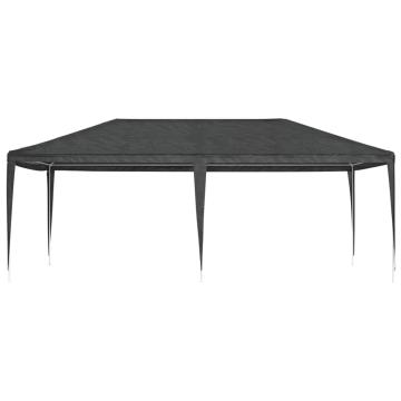 Cort de petrecere profesional, antracit, 4 x 6 m