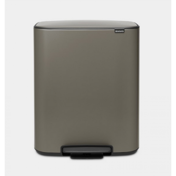 Cos gunoi Bo cu pedala, 2 x 30L - Platina